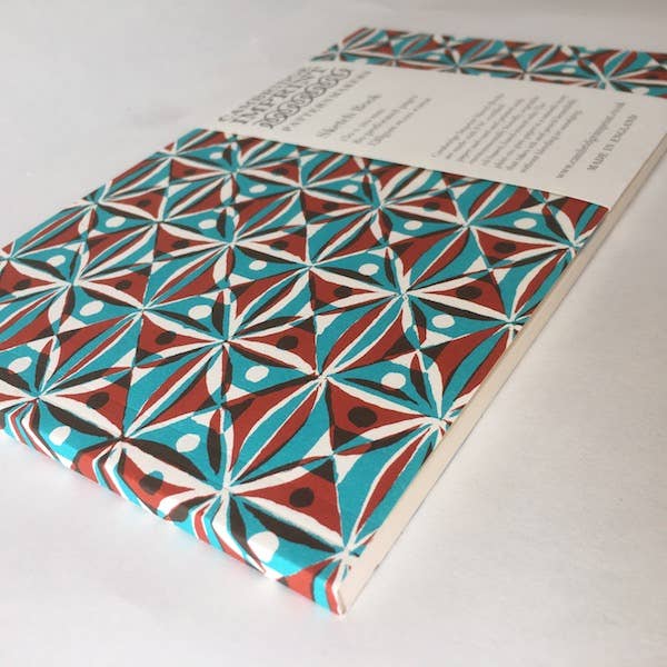 Cambridge Imprint - Wholesale Sketchbook/sketchpad - Softback Sketchbook Kaleidoscope Turquoise and Brown2