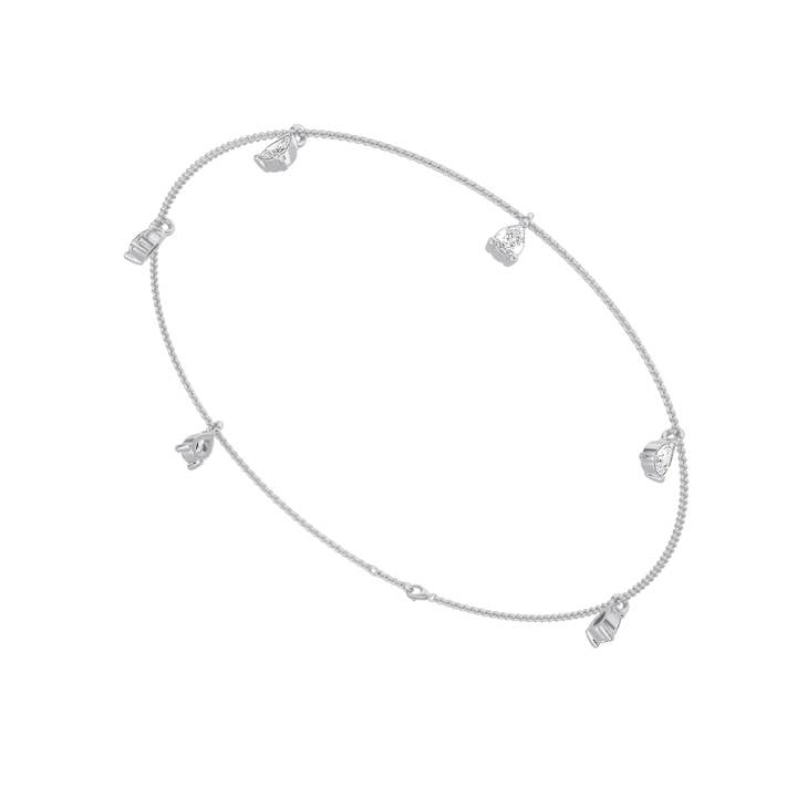 Itara Jewelry - Wholesale Charm/Dangle Bracelet - Pear Shape Hanging Bracelet - Keya Bracelet5