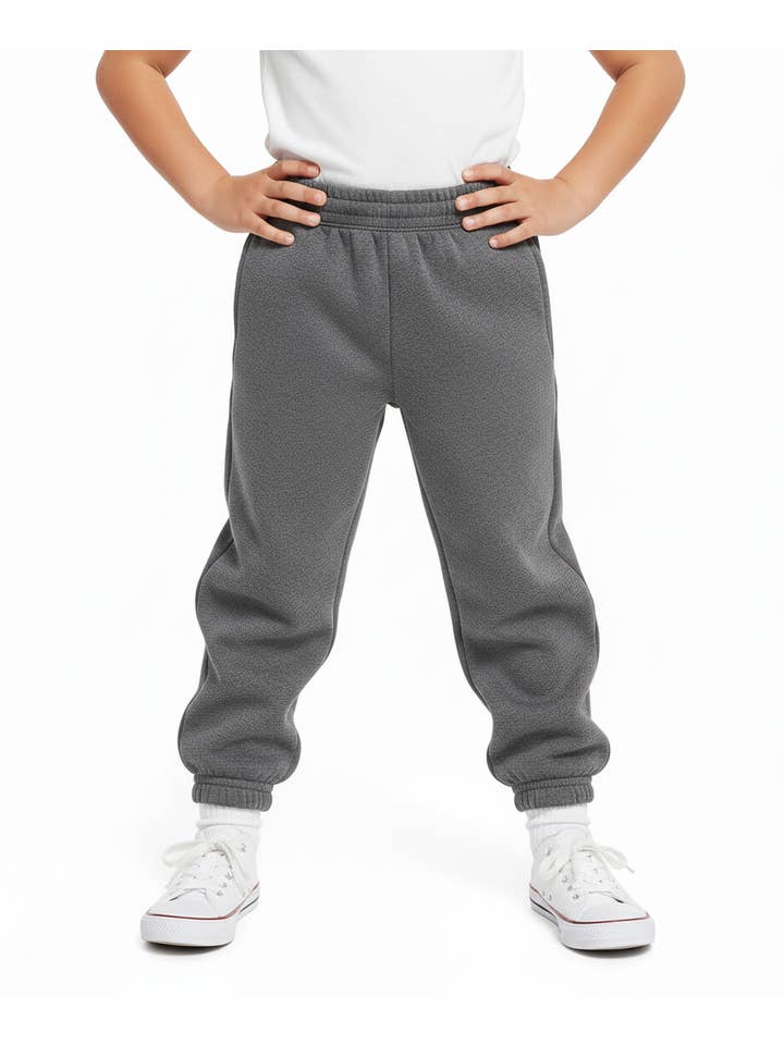 Unisex Fleece Sweatpants D Grey 2/3-16 for wholesale on Faire2