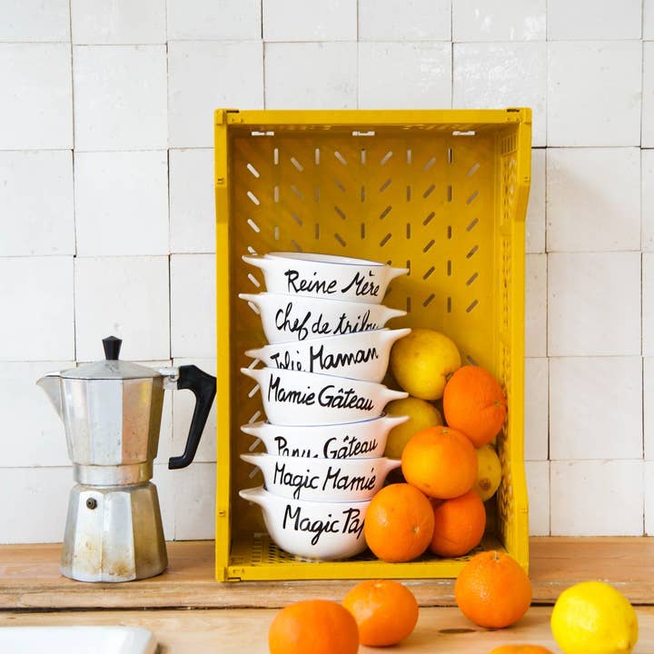 ATELIER MFK - Wholesale Bowl - Breton bowl "The Family has a Blast" - Houndstooth9