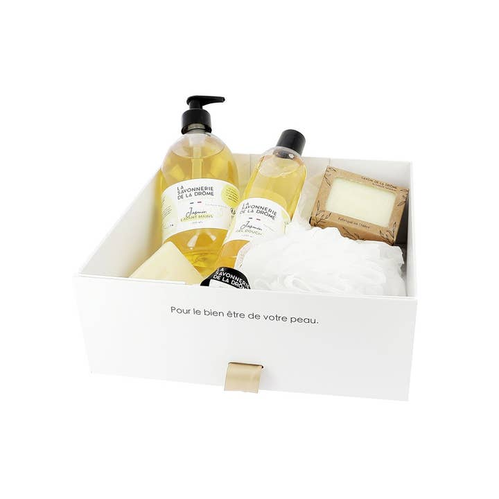 La Savonnerie de la Drôme - Wholesale Bath & Body Set - Jasmine Box