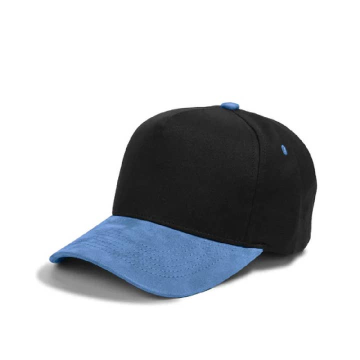 DOBBI - Wholesale Baseball Cap - Unisex - Plain 5Panel Cotton Suede Bill12