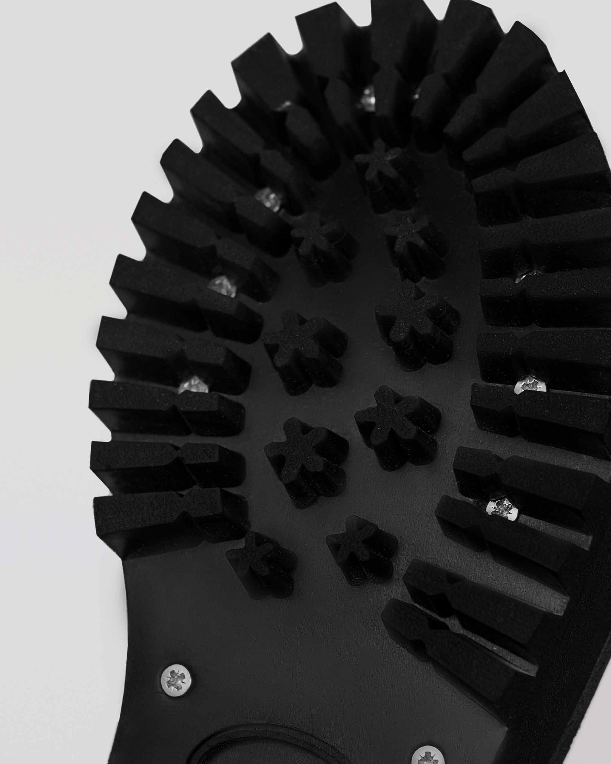 Worker Monster Black Vegea Grape Leather Boots for wholesale on Faire6