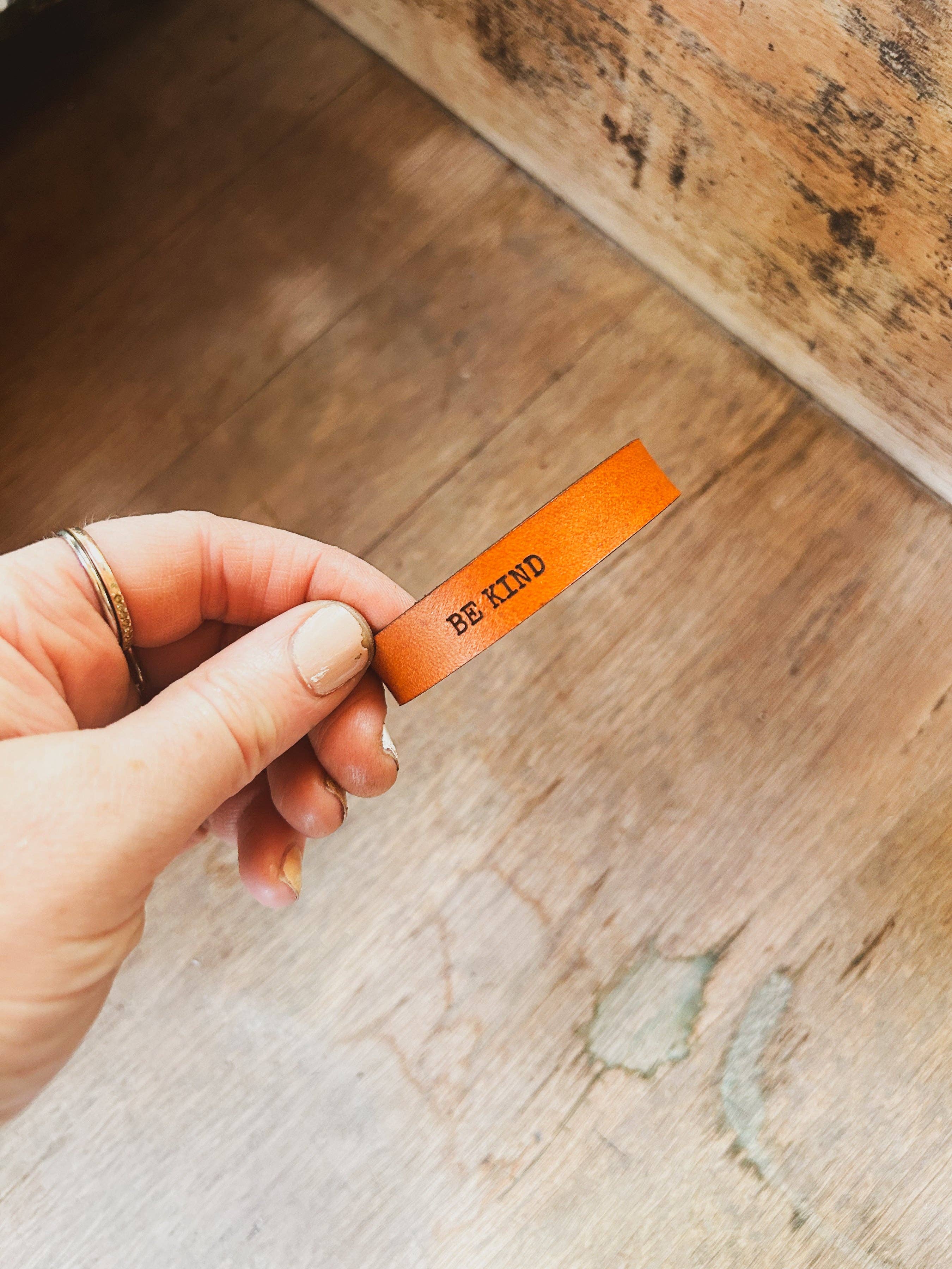 Left Grain - Wholesale Cuff Bracelet - Be Kind.....of a B..... Friendship Bracelet1