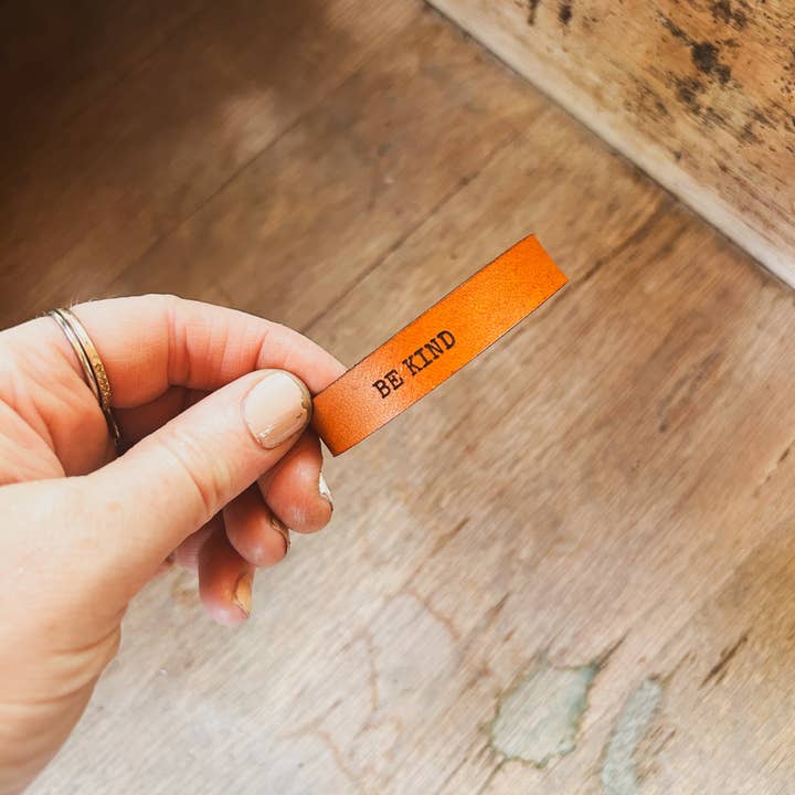 Left Grain - Wholesale Cuff Bracelet - Be Kind.....of a B..... Friendship Bracelet1