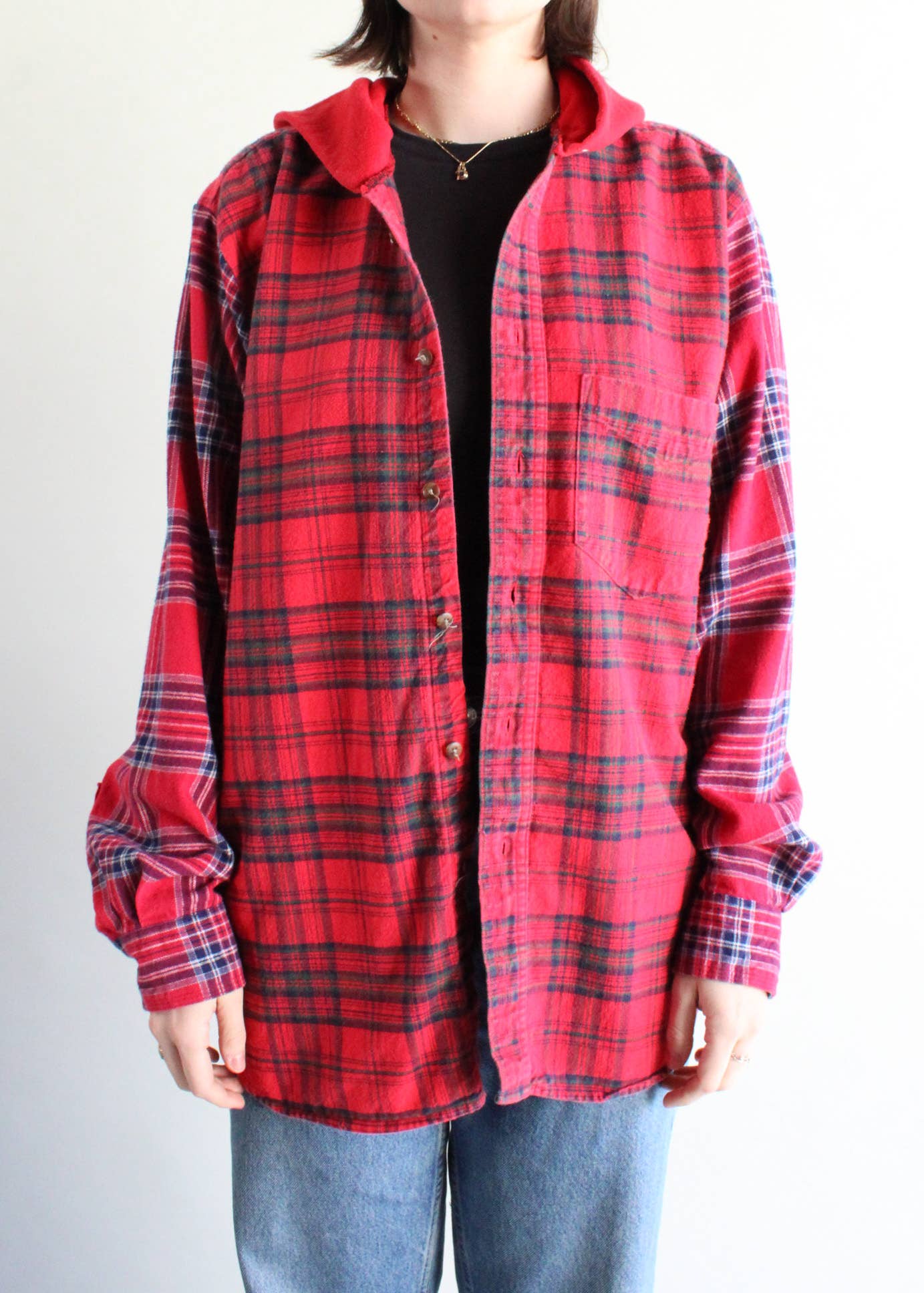 American Recycled Clothing - Wholesale Shirt Jacket/Shacket - Women's - Flannel Shirt Jacket Bundle8