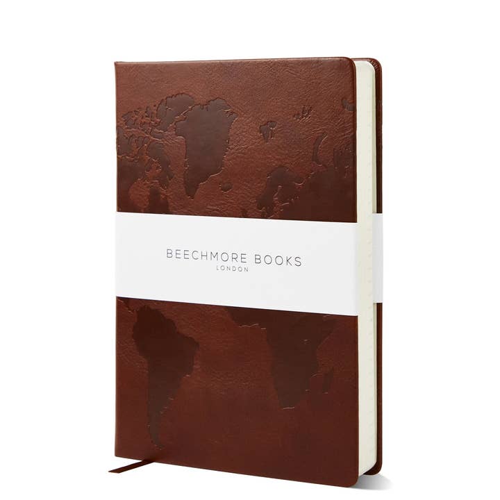 A5 Travel Journal - Chestnut Brown for wholesale by Beechmore Books