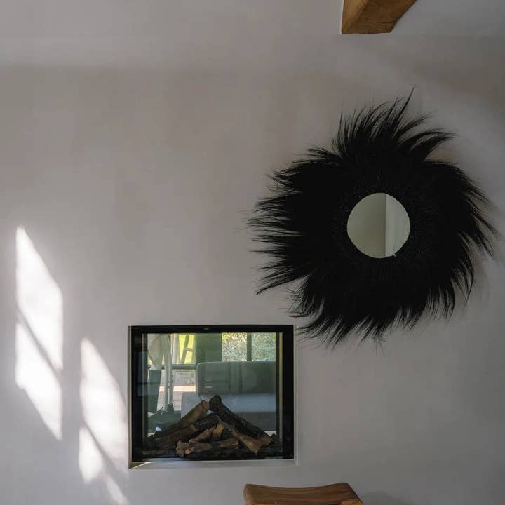 Bazar Bizar Living - Wholesale Wall Mirror - The Simba Mirror - Black - L5