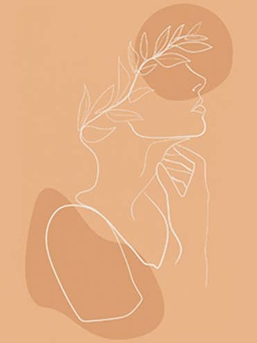 Abstraktes griechisches Godin-Plakat für den Großhandel von Wallified