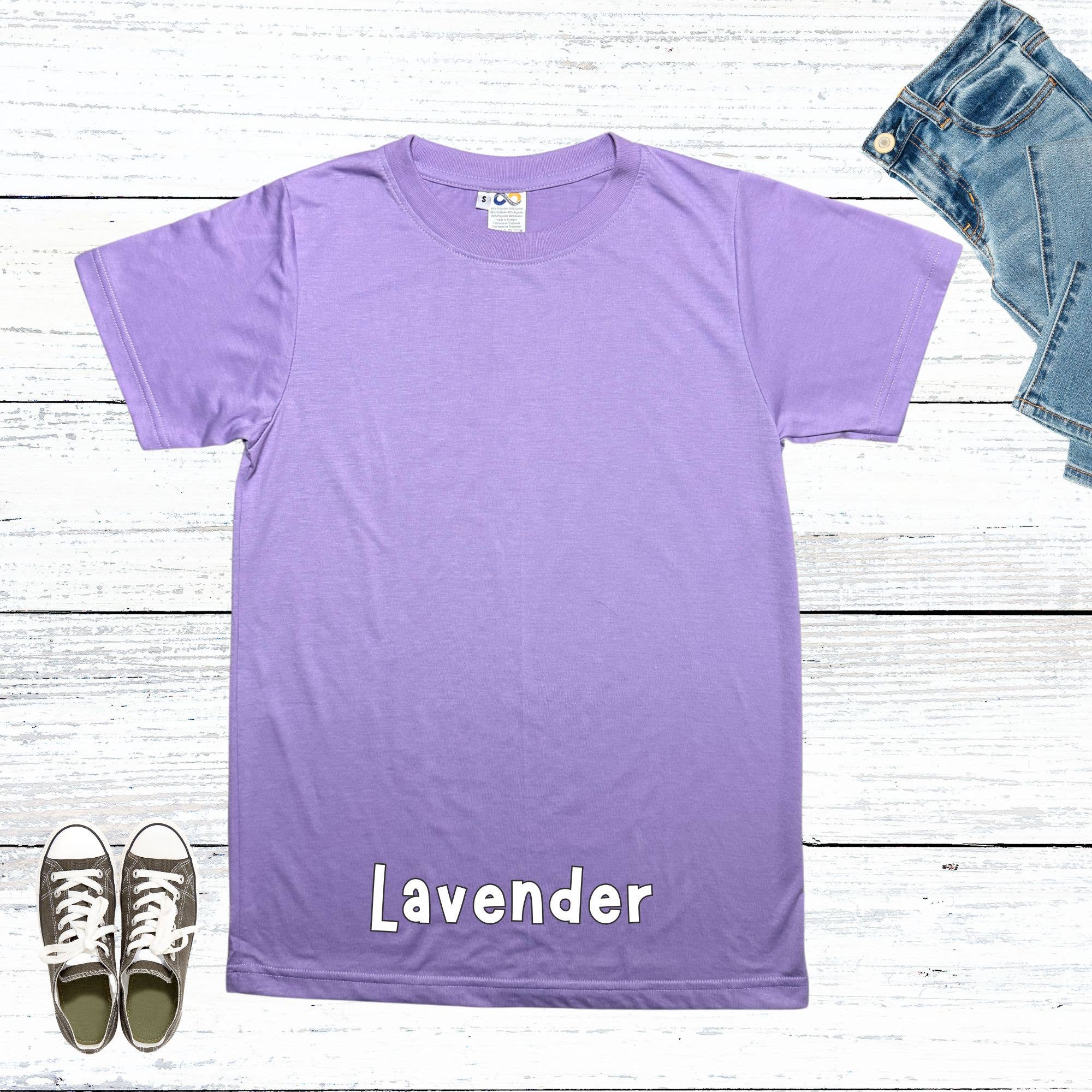 Infinite Sourcing & Trading LLC. - Vendita all'ingrosso T-shirt per sublimazione - Unisex - Maglietta Sublimazione 80% Poliestere 20% Cotone con Sensazione Morbida3