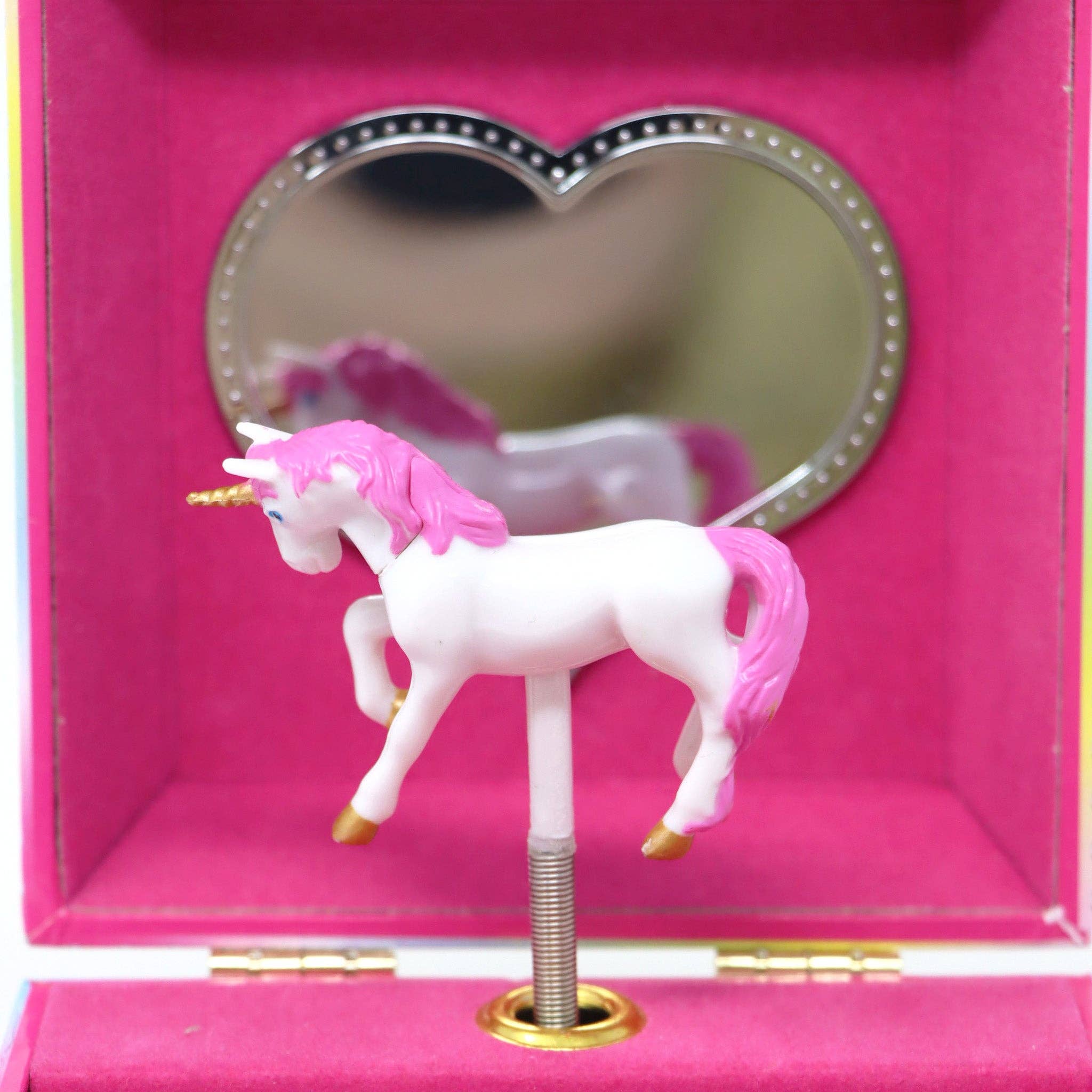 Pink Poppy USA - Wholesale Jewelry Box/Organizer - Kids - Dreamland Unicorn Small Musical Jewellery Box | Pack of 12
