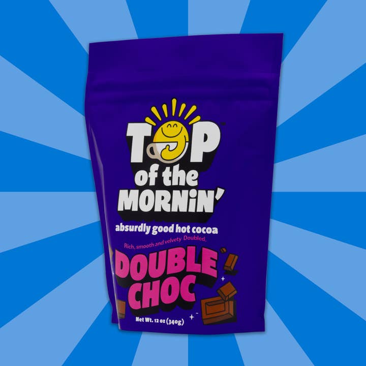 Double Choc Hot Cocoa for wholesale by Top of the Mornin' Coffee