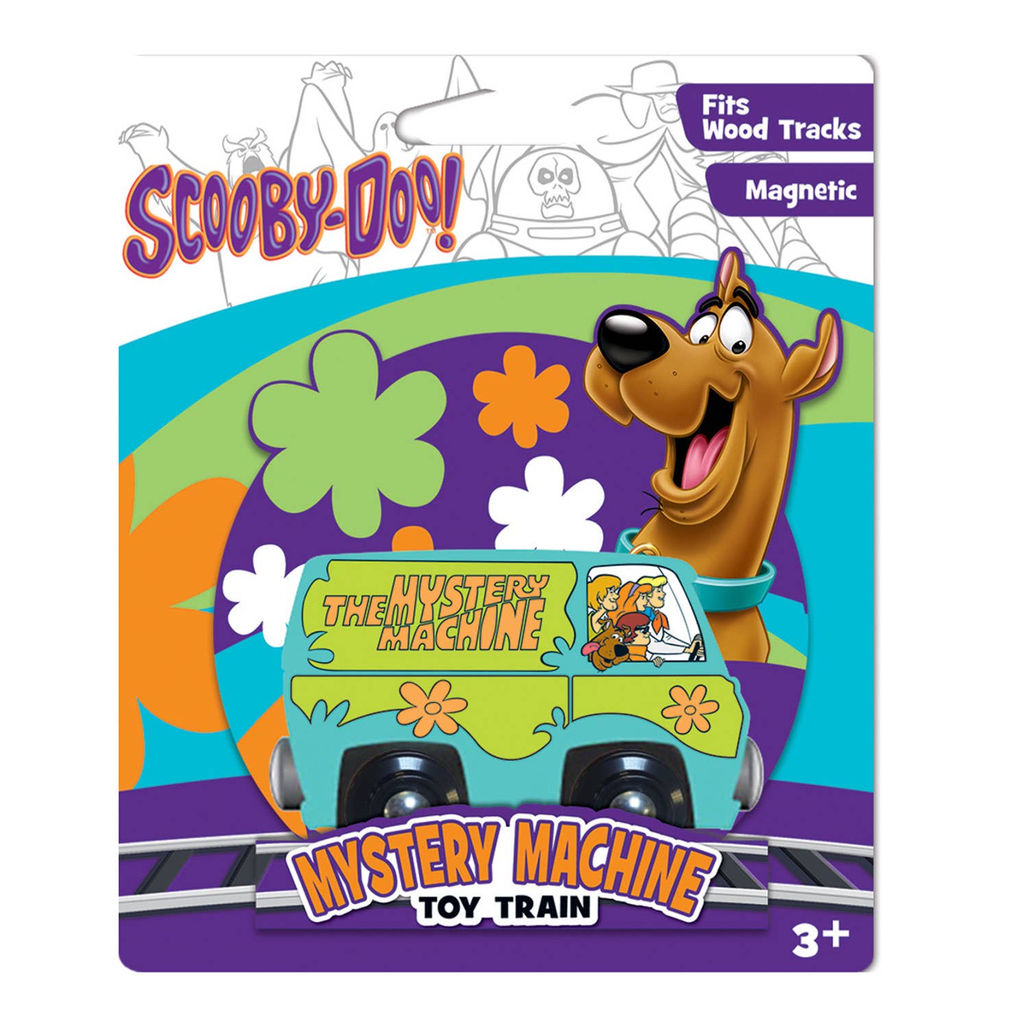 Masterpieces Puzzles - Vente Voiture/camion miniature – enfant - Scooby Doo - Mystery Machine Toy Train1
