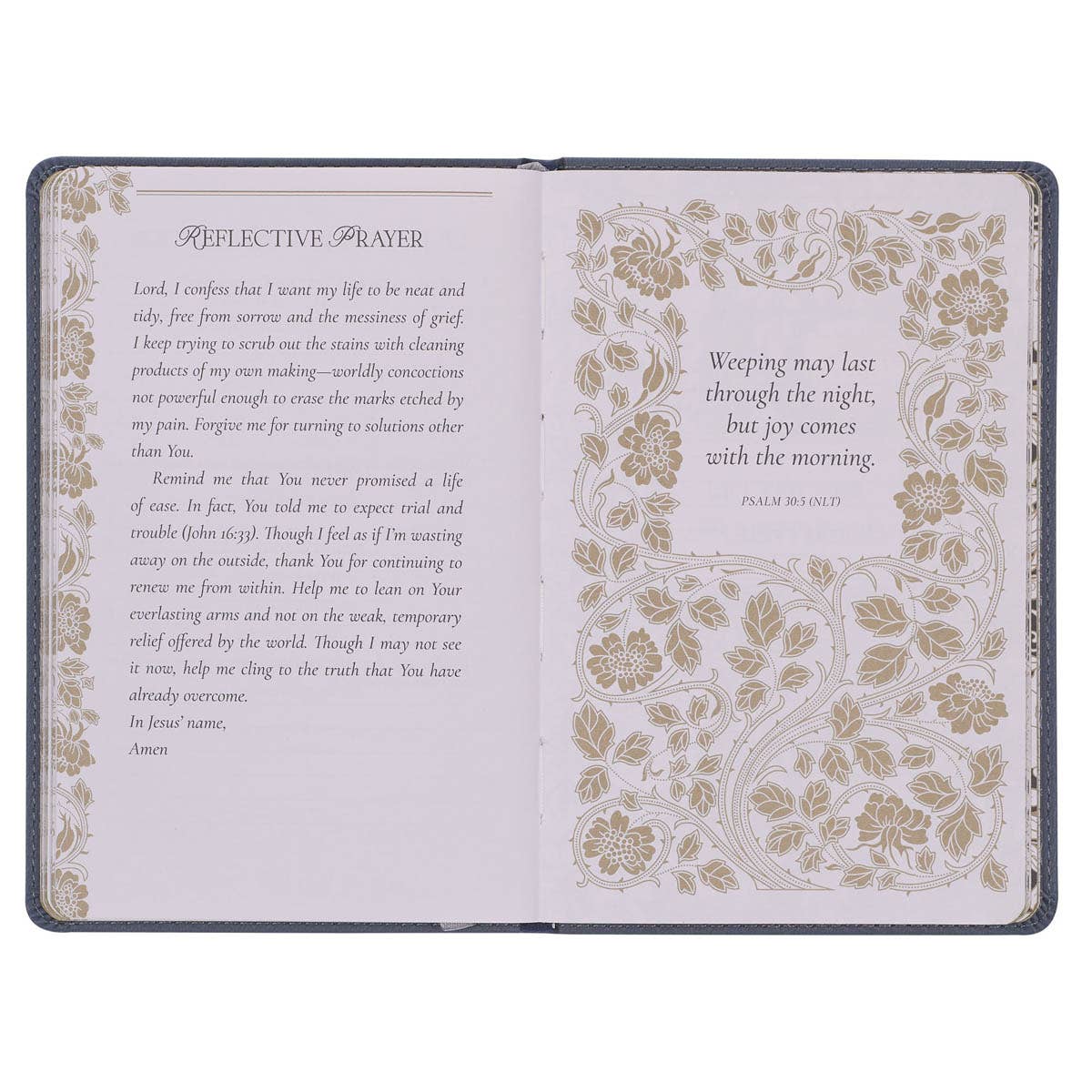 Christian Art Gifts - Wholesale Self-Help & Personal Development - Letters to Grief Faux leather6