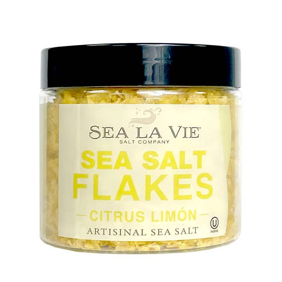 Galil Brands - Venta al por mayor Sal - Hojuelas de sal marina gourmet | Cítricos | Sea La Vie | 3.5 oz