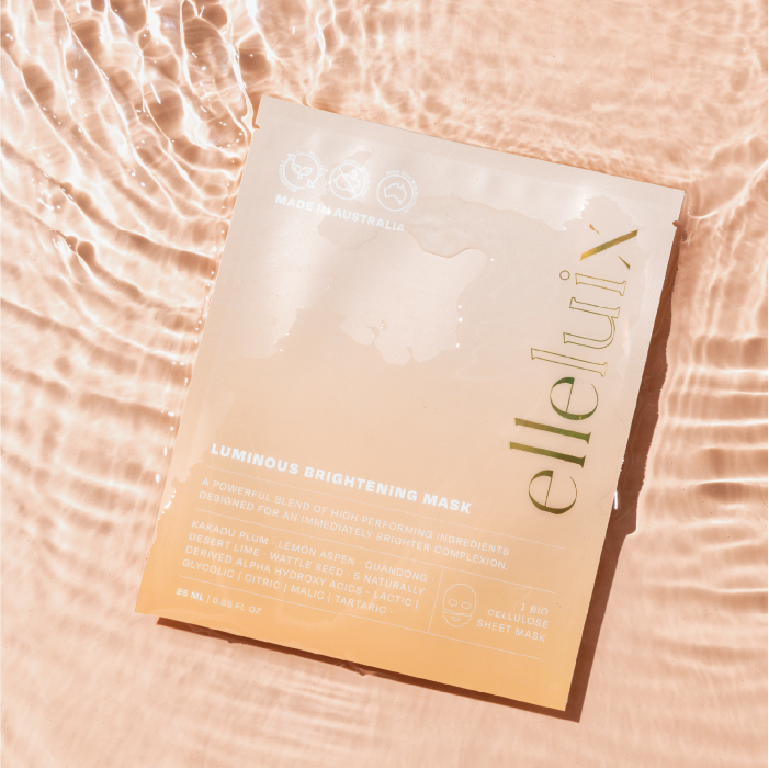 elleluix – wholesale Skincare face mask – Luminous Brightening Bio Cellulose Sheet Mask3