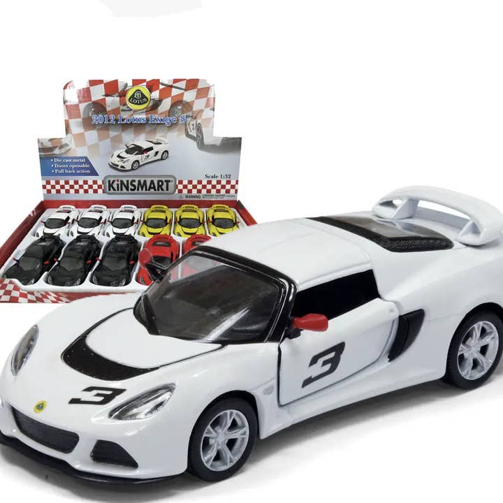 5-inch LOTUS EXIGE S spuitgietauto uit 2012 voor wholesale door Luna Die-cast Cars