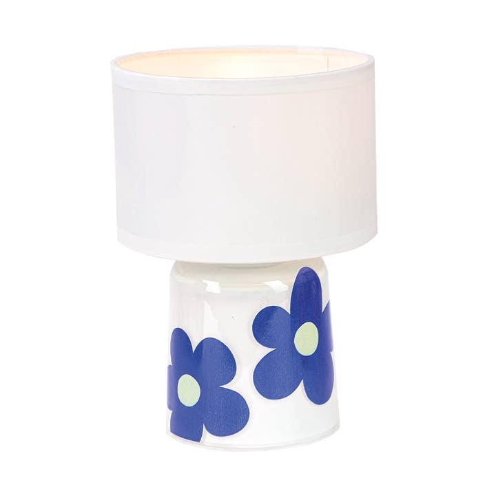 Déco LED fleurus blanc à piles D13 H20cm pour la vente par Opjet Paris