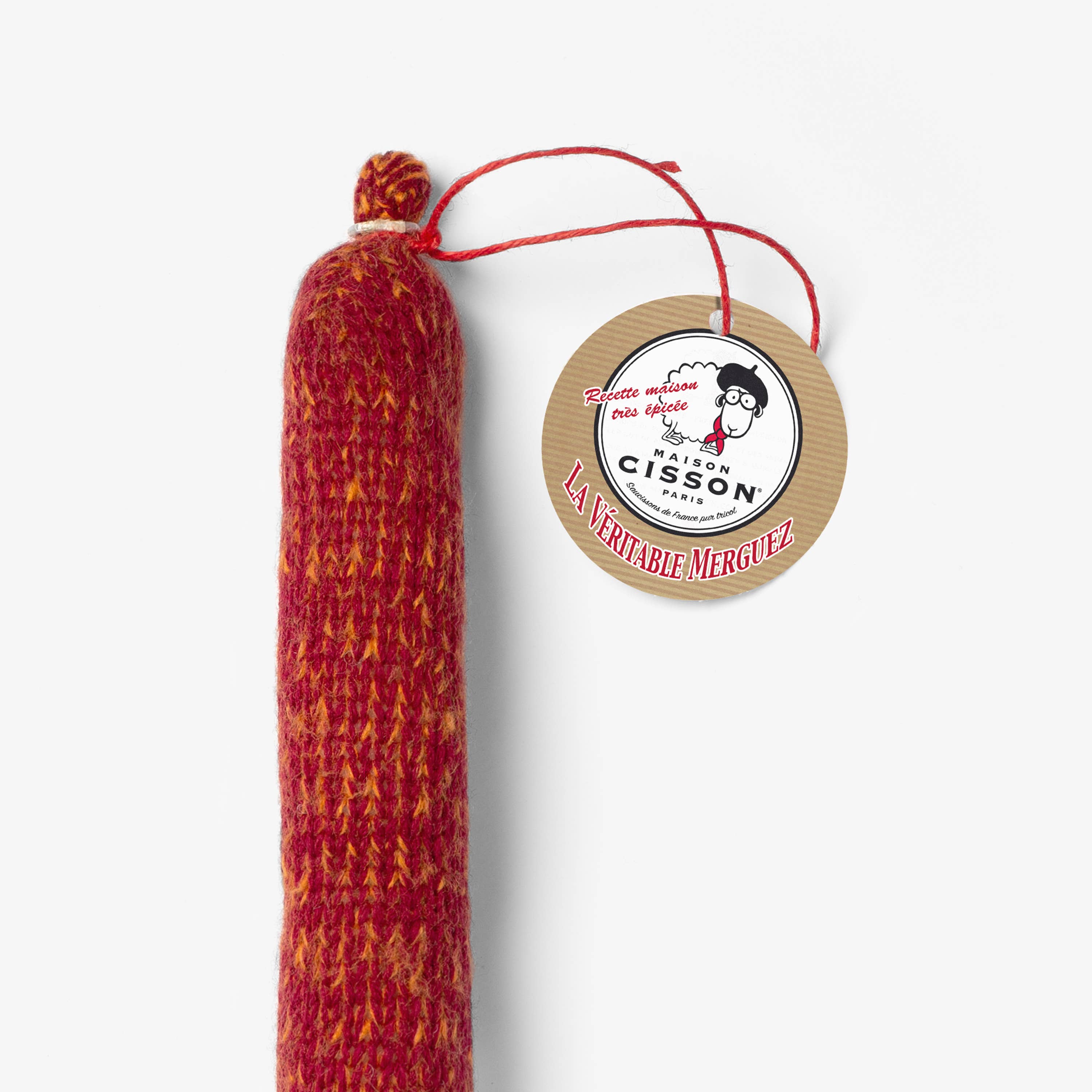 MAISON CISSON pour FAIRE PART AND CO - Wholesale Decorative Tabletop Object - “The real merguez” knit1