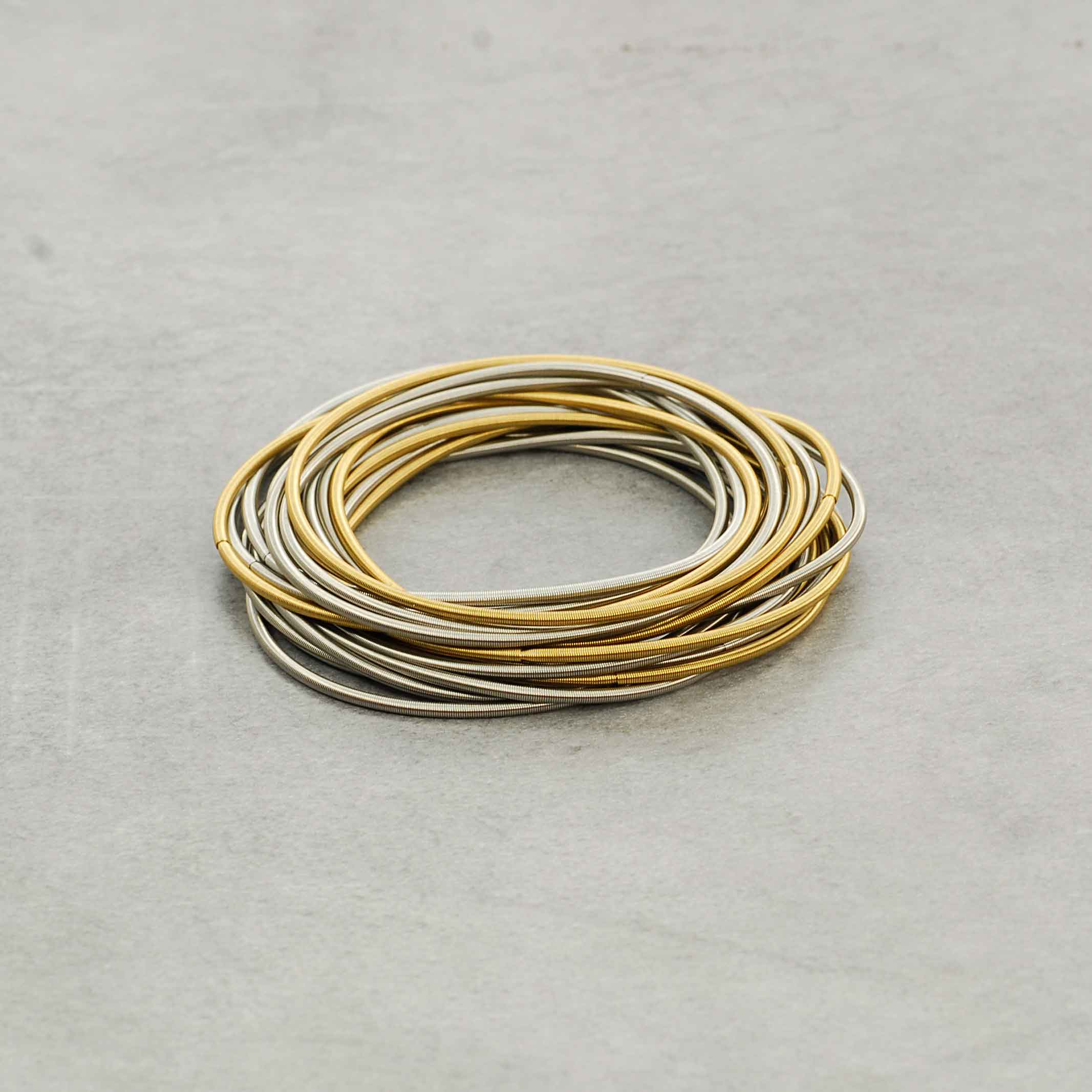 Merveilles du Monde - Wholesale Jewelry Set - Stainless steel spring bracelet set3