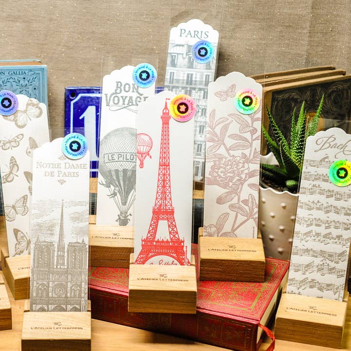 L'Atelier Letterpress – wholesale Bokmärke – Boktryck bokmärke fjärilar