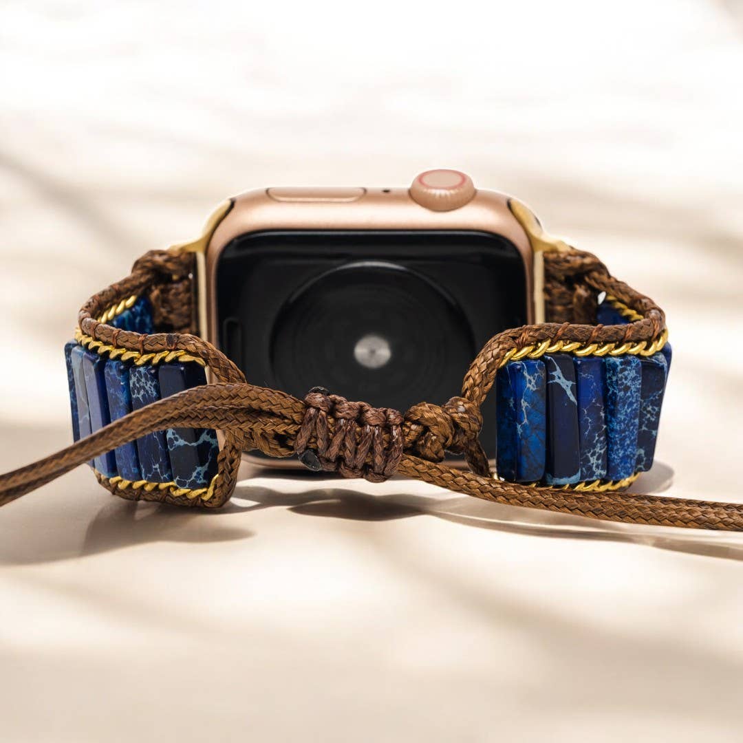 Cape Diablo - Vente Bracelet de montre – femme - Bracelet Apple Watch Azure Lapis Lazuli1