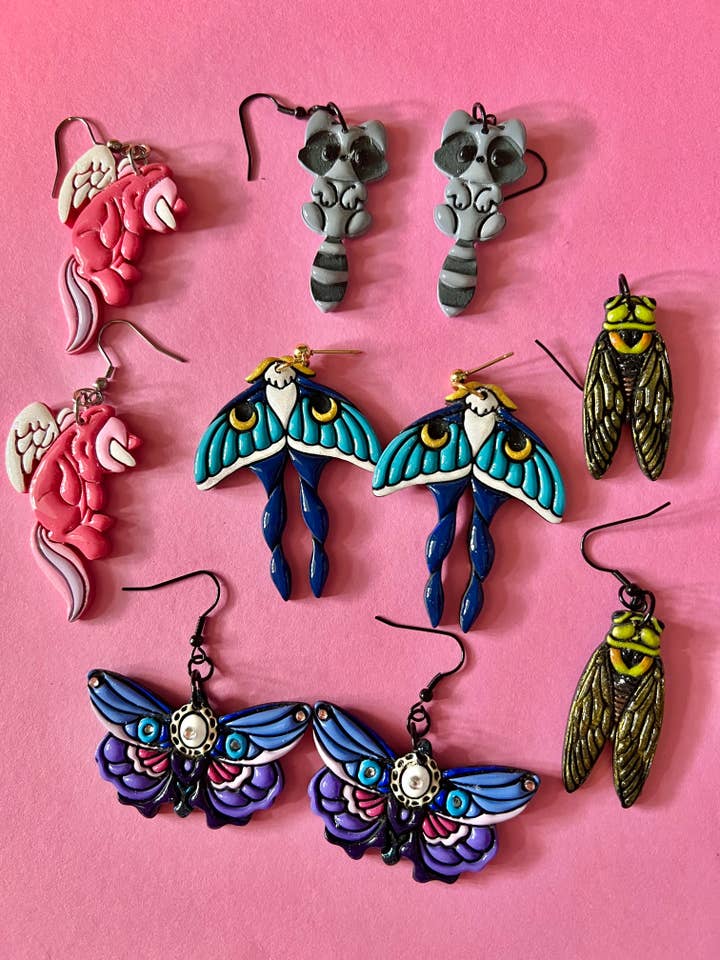 Cute Animal Earrings for wholesale by Dainty Comet