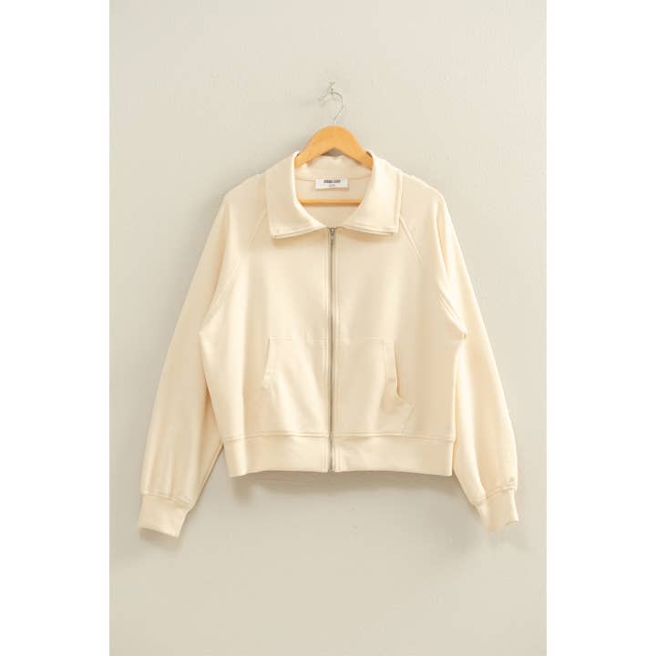 HYFVE - Wholesale Jacket - Women's - Double Knit High Neck Long Sleeve Zippered Jacket6