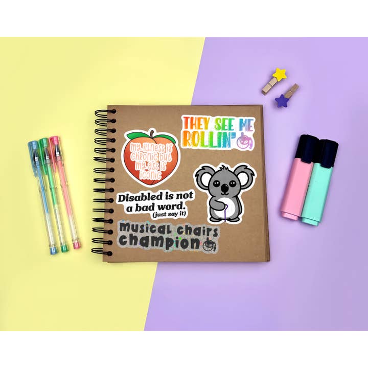 Stick It Out - Wholesale Sticker - ‘Disabled Is Not A Bad Word’ Vinyl Sticker2