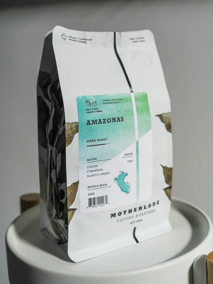 Amazonas, Dark Roast for wholesale by Motherlode Coffee Roasters