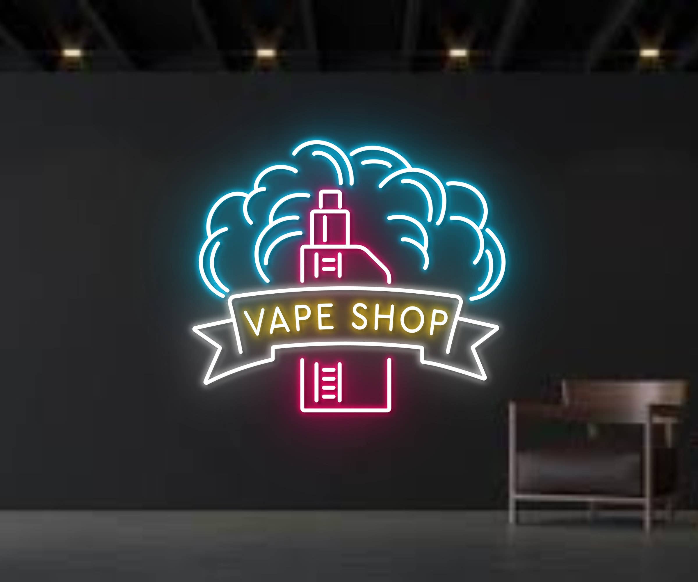 Glow Neon – wholesale Neon sign – Vape Smoking Shop Display Neon Sign, Welcome Sign Decor2