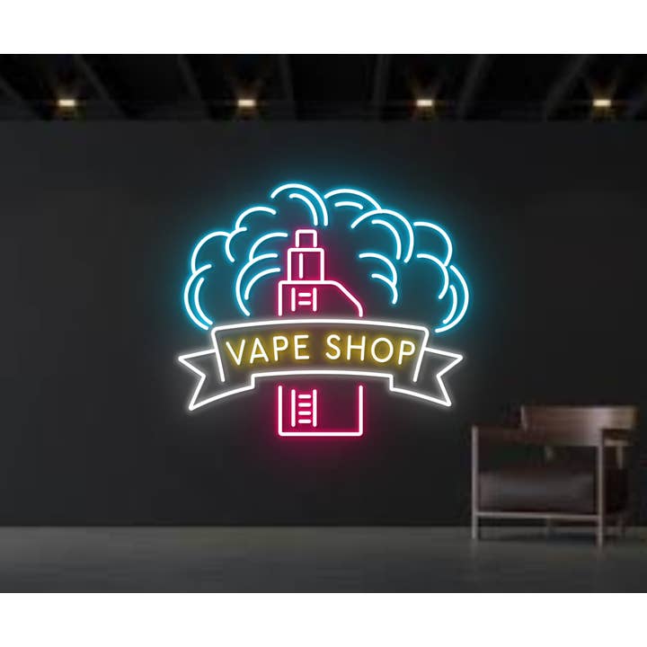 Glow Neon – wholesale Neon sign – Vape Smoking Shop Display Neon Sign, Welcome Sign Decor2