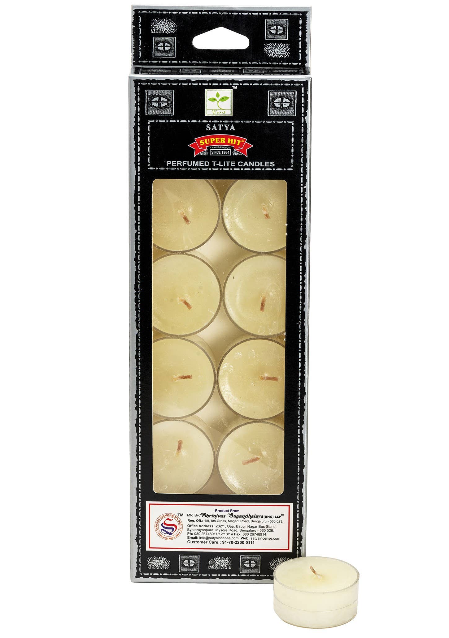 Namaste - Wholesale Tea light candles - Box 12 Super Hit Tealight Candles0