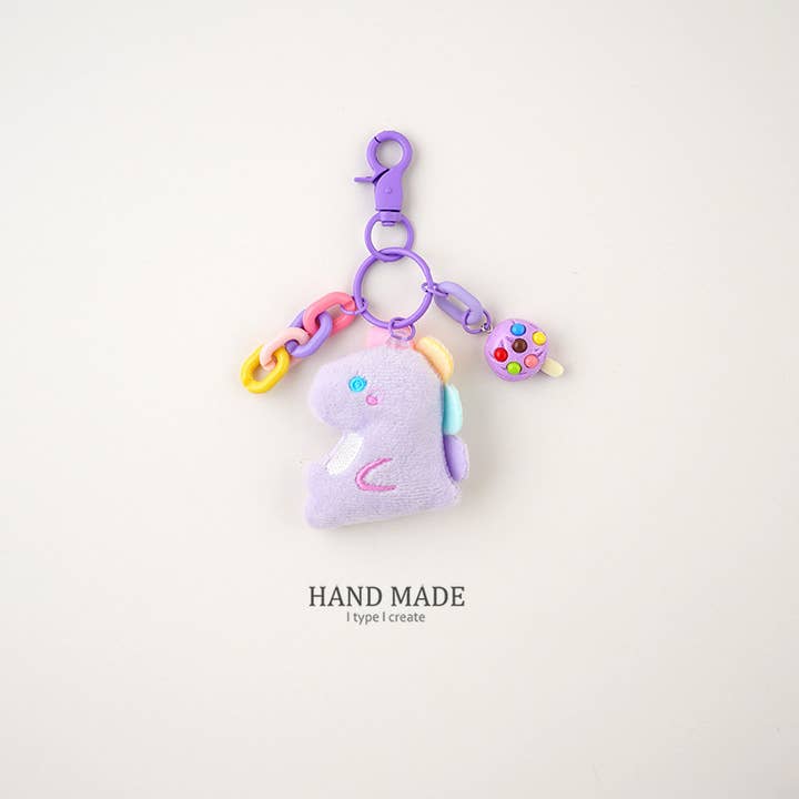 MKS America - Wholesale Keychain - Women's - Plush Unicorn Keychain Cute Pendant for Bags Girls Gift1