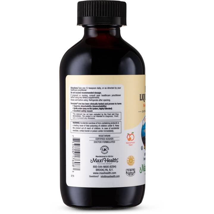 Maxi Health - Wholesale Oral Supplement/Vitamin - Liquid Iron2