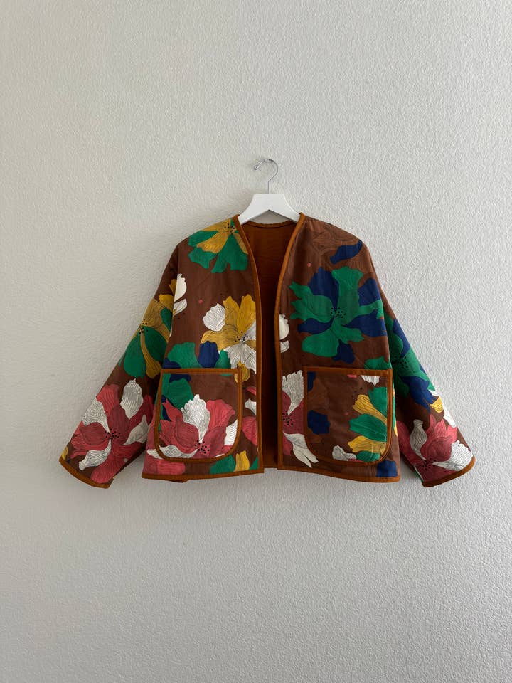 Autumn quilting jacket for wholesale by Joolee