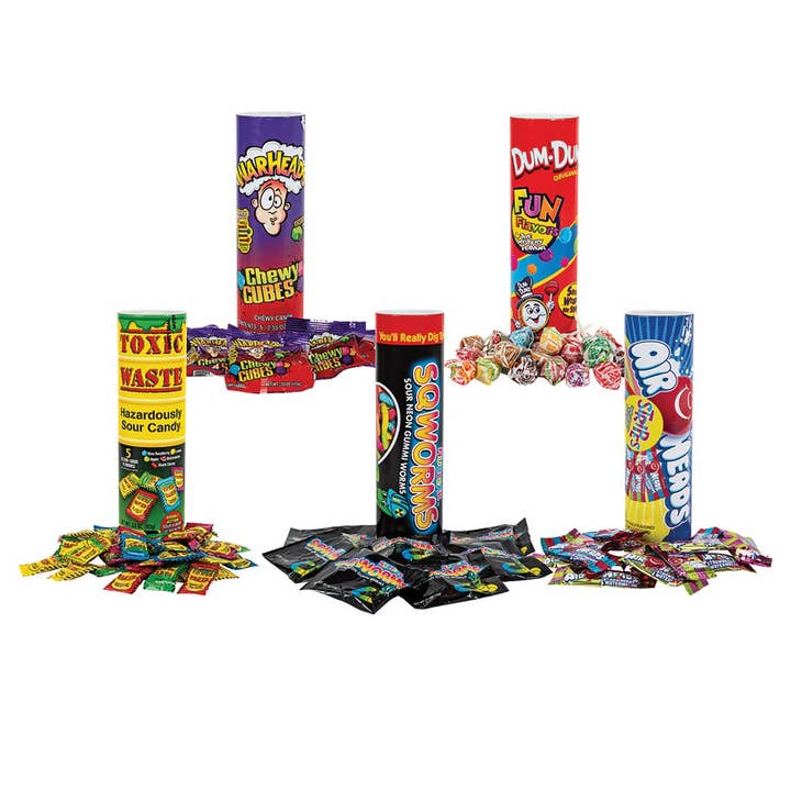 La Luna Bella - Toys - Wholesale Hard Candy - 12pc 9" Tube Candy Assortment LLB Candy