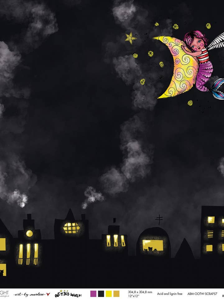 ABM Scrap Out Of This World 304x304mm nr.57 for wholesale by Ecstasy Crafts Distributing