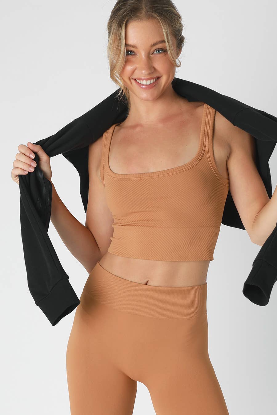 NIKIBIKI - Wholesale Knit Top - Women's - NS7801 - Chevron Ribbed Crop Top33