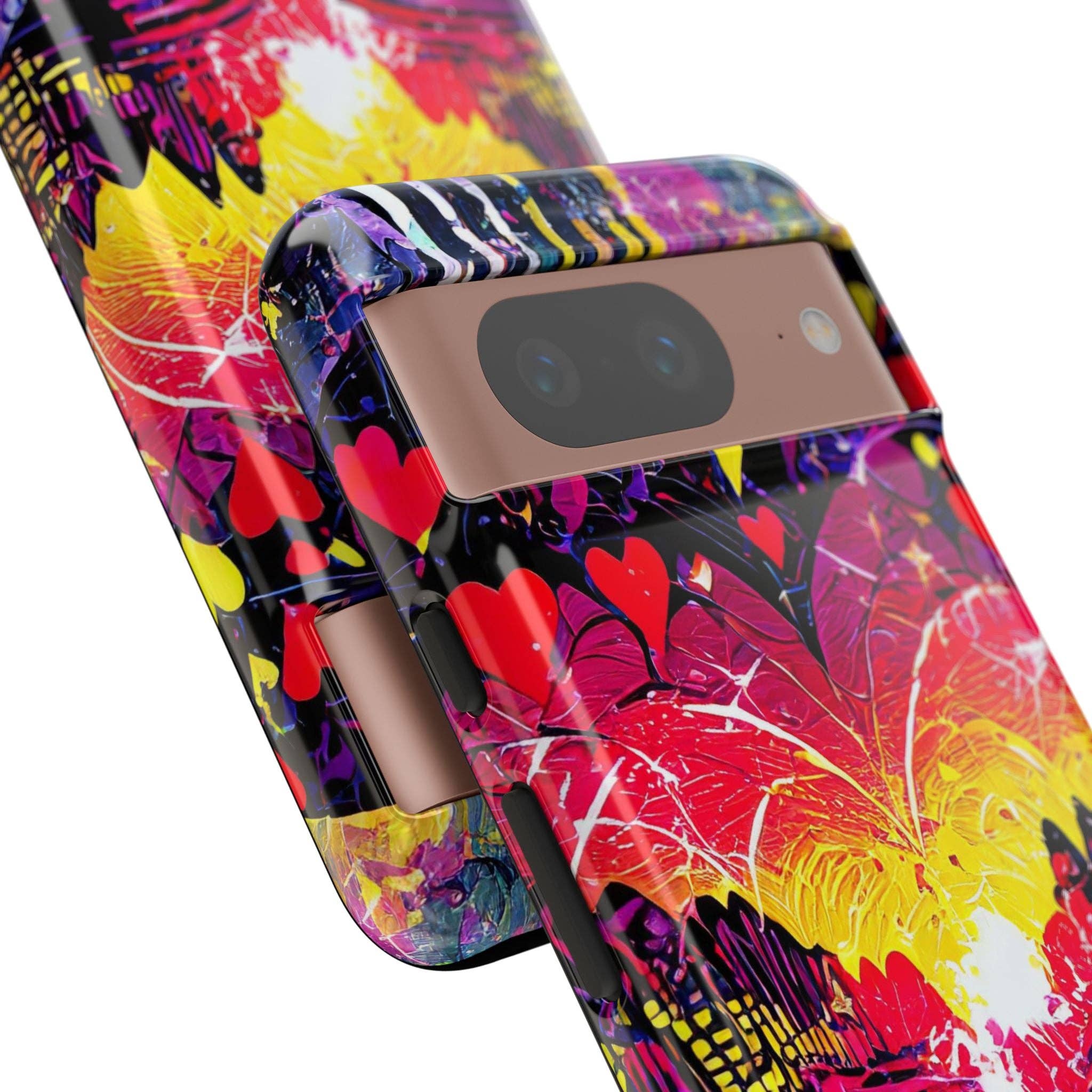 Studio 653 Clothing Co - Wholesale Phone Case - Women's - Vibrant Heart Sunset Tough Phone Case50