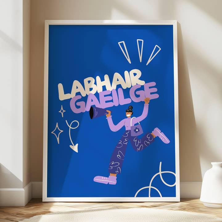 Labhair Gaeilge Print for wholesale by As Gaeilge