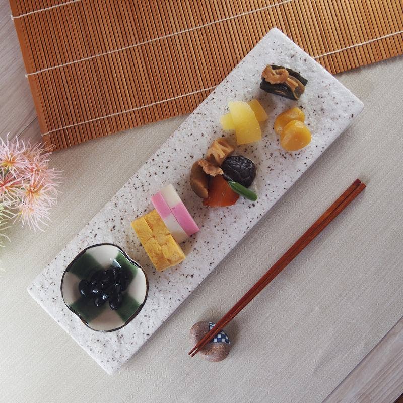 Sensui - Wholesale Dinner plate - Granite 14" Long Plate4