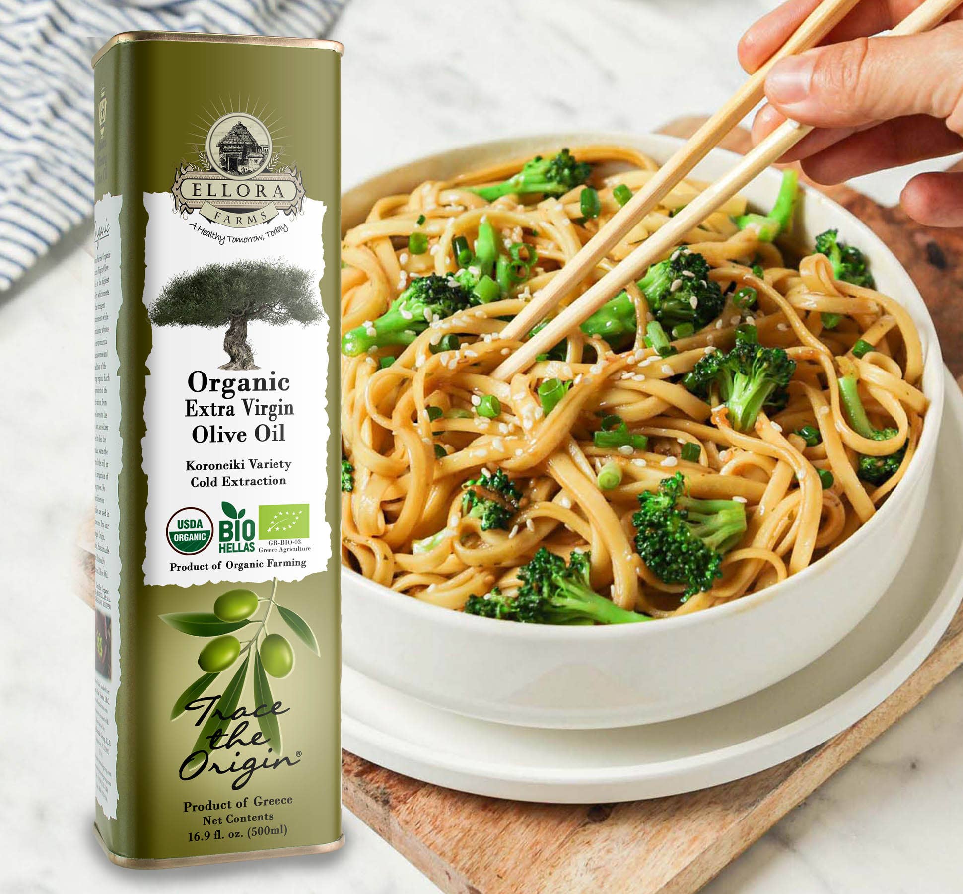 ELLORA FARMS - Wholesale Olive Oil - Organic Extra Virgin Olive Oil, Greek, Traceable, Gold Award6