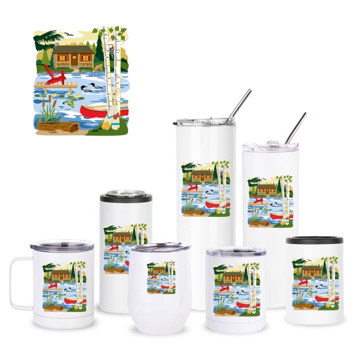 Cabin Life Insulated Drinkware for wholesale by Creative Compass