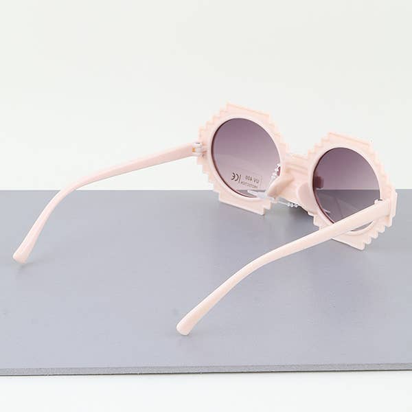 Multi Colored KIDS Two Toned Pixel Rabbit Sunglasses for wholesale on Faire3