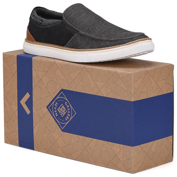 Mio Marino - Vendita all'ingrosso Sneakers senza lacci - Uomo - Marina Tela Scarpe da Barca5