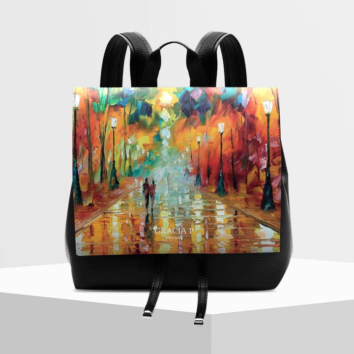 Molly backpack by Gracia P - Italian Backpack - Vie dell'amore for wholesale by GLOBALSHOP SRL