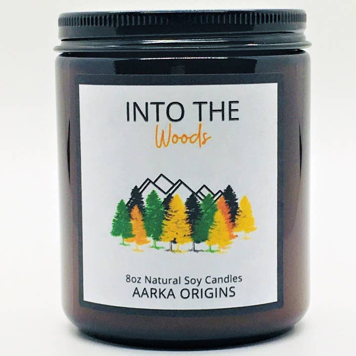 Into The Woods Soy Candles for wholesale by AARKA ORIGINS