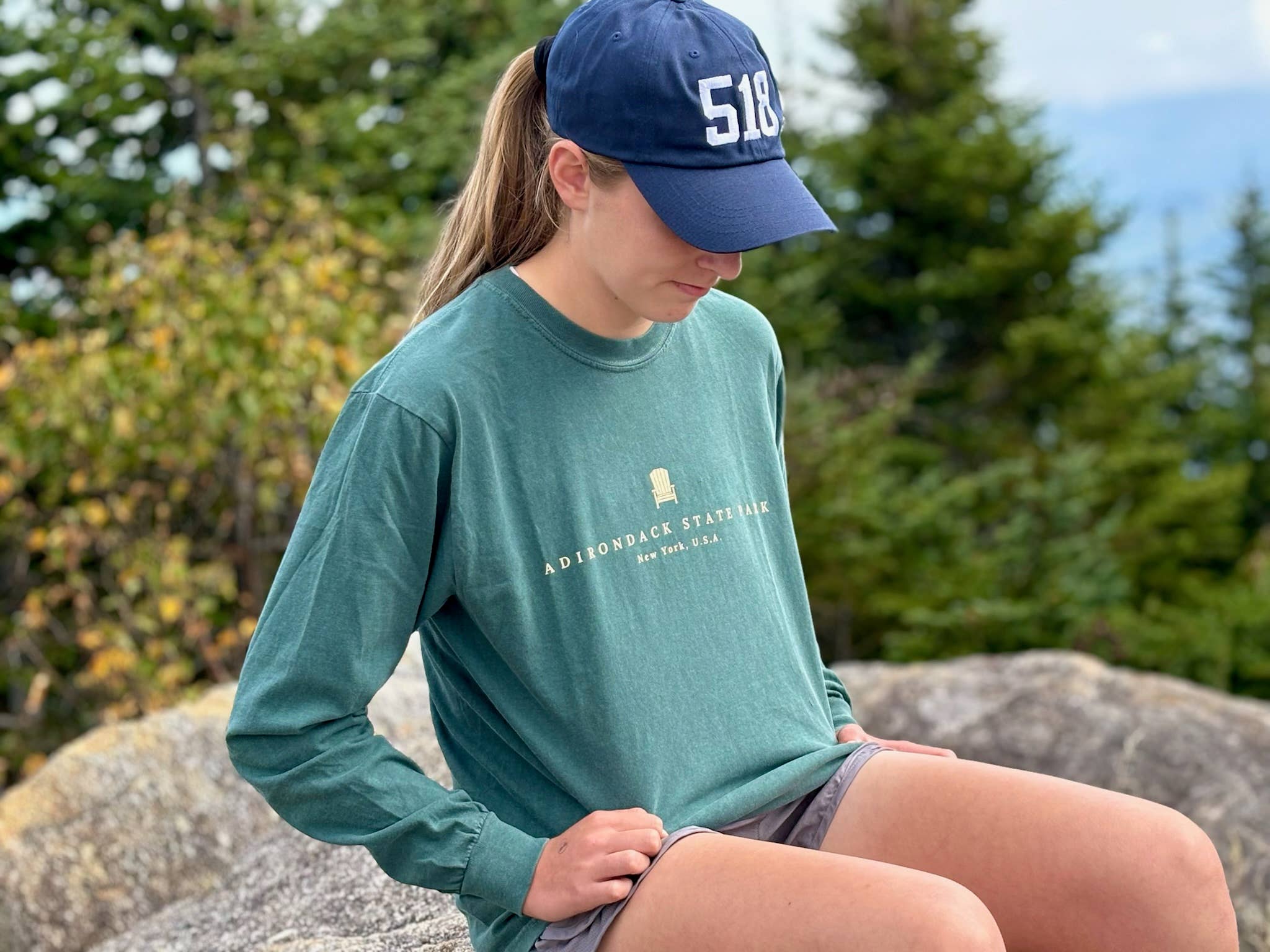 Just Wandering Co. - Wholesale Baseball Cap - Unisex - 518 Embroidered Hat | The Real Upstate NY | Plattsburgh | Albany | North Country | 518 | Potsdam | New York | SUNY upstate | Lake George | Adirondacks | NY7