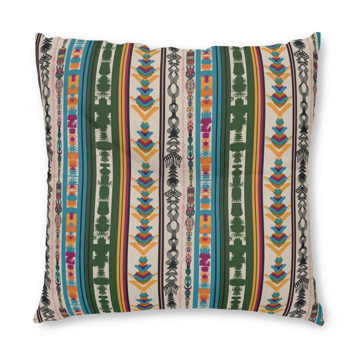 Leigh Tufted Square Floor Pillow for wholesale by Klementina Designs